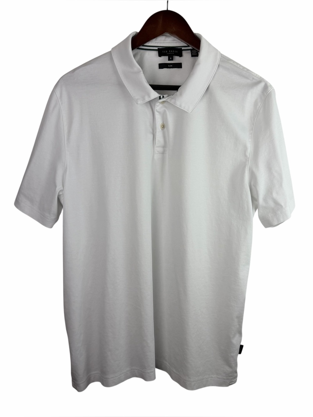 Ted Baker | White Slim Fit Polo Shirt